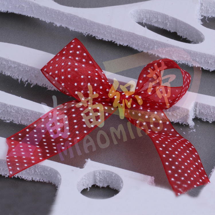 Factory direct sales: Yuchen webbing, bow ribbon, ribbon wholesale, textile accessories, ribbon, threaded webbing materials