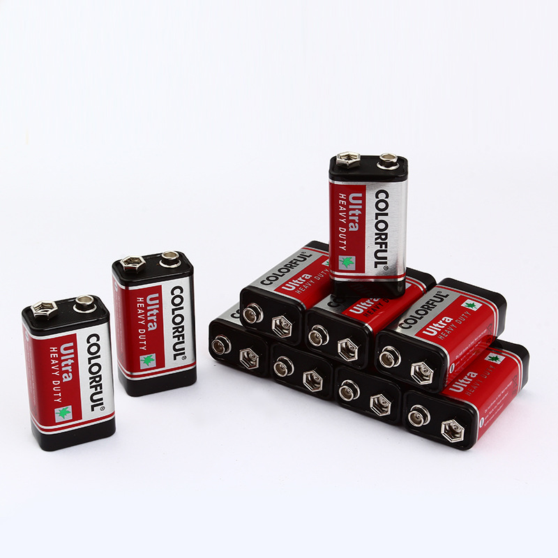 colorful 9V电池 6F22干电池玩具遥控专用干电池厂家批发详情图4