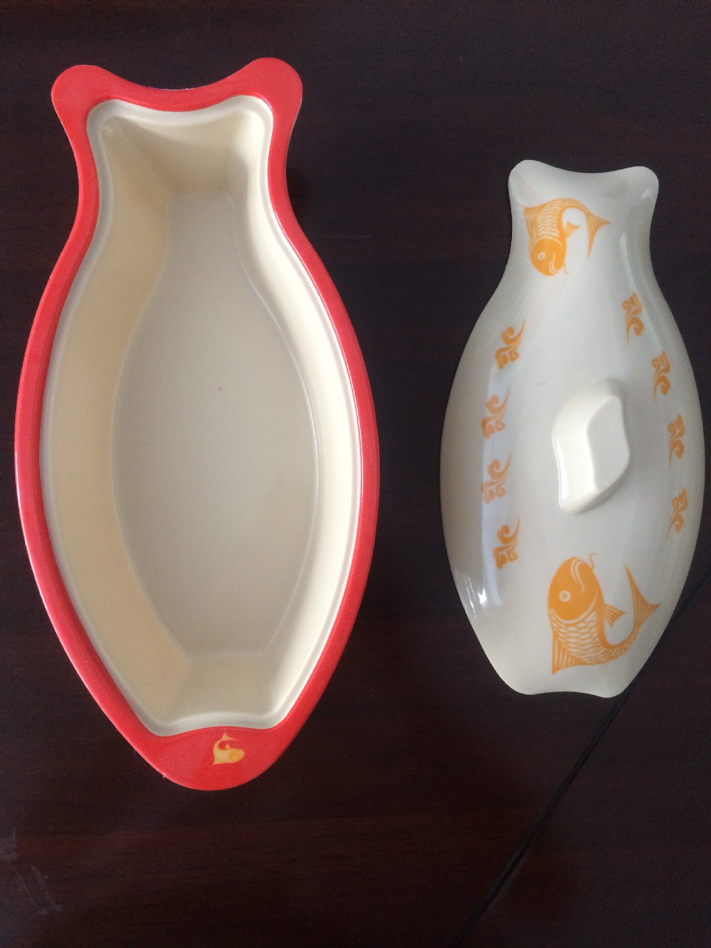 新款出口非洲工厂定制米黄料A1密胺盖碗12寸14“鱼碗美耐皿碗带盖详情图2