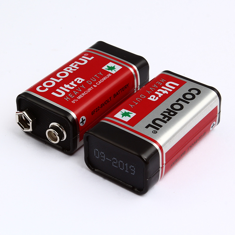 colorful 9V电池 6F22干电池玩具遥控专用干电池厂家批发详情图5