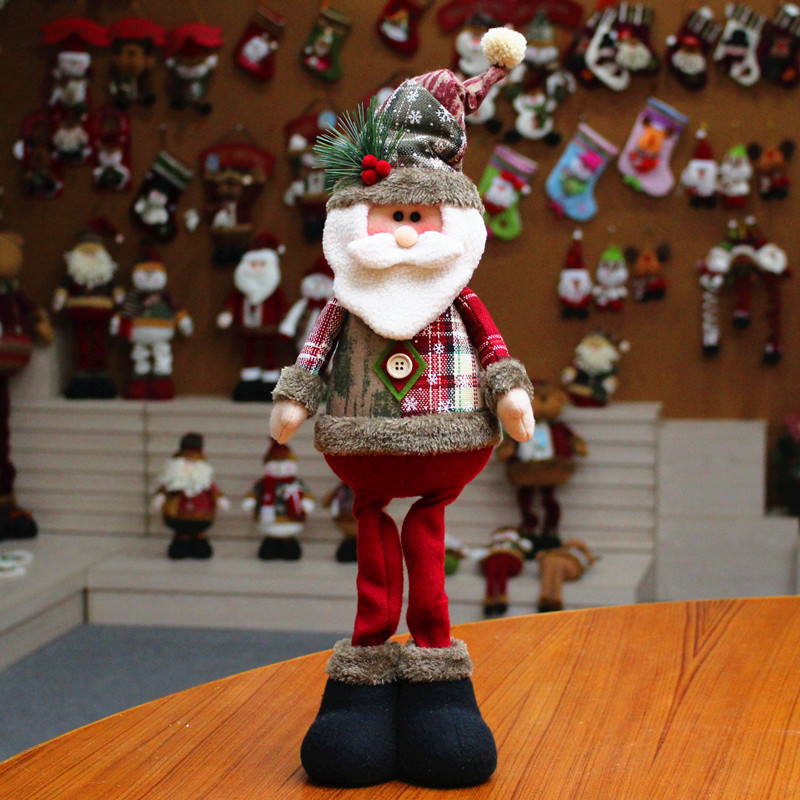 圣诞装饰用品 圣诞装饰玩偶 圣诞娃娃 圣诞麋鹿橱窗圣诞节用品详情图2