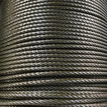 起重钢丝绳定做 光面带油钢丝绳 吊具带油钢丝绳厂家加工批发