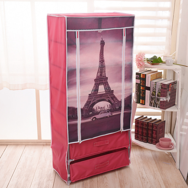 Simple shoe cabinet Oxford cloth family student dormitory shoe rack multi-functional multi-layer storage shoe cabinet manufacturers direct sales details Picture