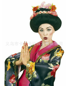 日式艺伎cos假发节日cosplay假发cosplay假发