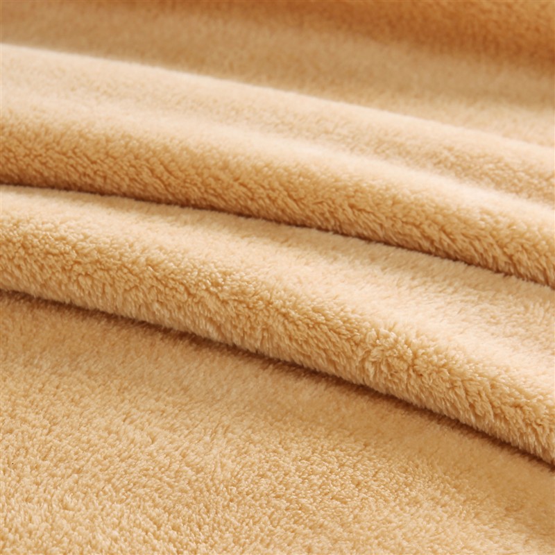 Manufacturers Low Price Processing Flannel Solid Color Blanket Winter Thickened Bed Sheet Coral Velvet Bed Sheet Gift Blanket Specification drawing