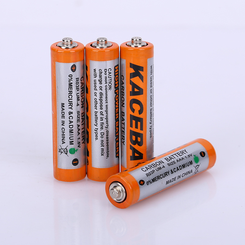 【KACEBA】7号AAA电池R03P锌锰干电池手电筒玩具车用碳性干电池详情图2