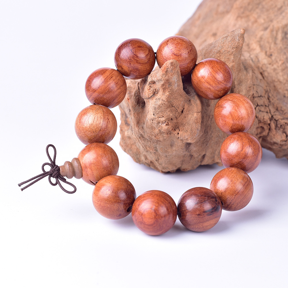 国潮挂件花梨木20MM佛珠精品手串汽车档位珠旅游工艺礼品厂家批发               细节图