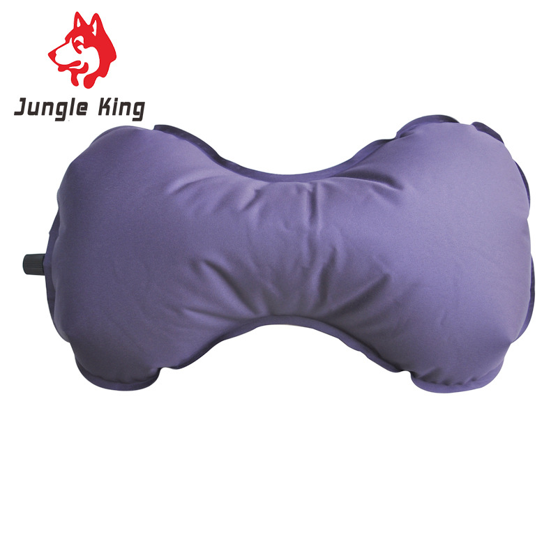 雪橇犬 户外野营充气枕 便携式可折叠午睡枕 葫芦型海绵枕头