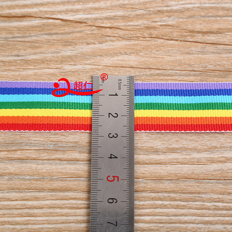 1.5Cm Colorful Ribbon Rainbow Bag Edge Edge With Clothing Bags Accessories Decorative Accessories Ribbon Accessories Application Scenario