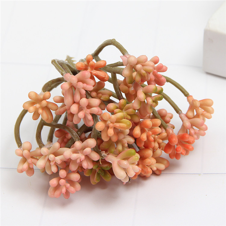 Simulation Succulent 34 Fork Stone Lotus Creative Home Balcony Diy Soft Decoration Garden Green Plant Potted Decoration Application Scenario