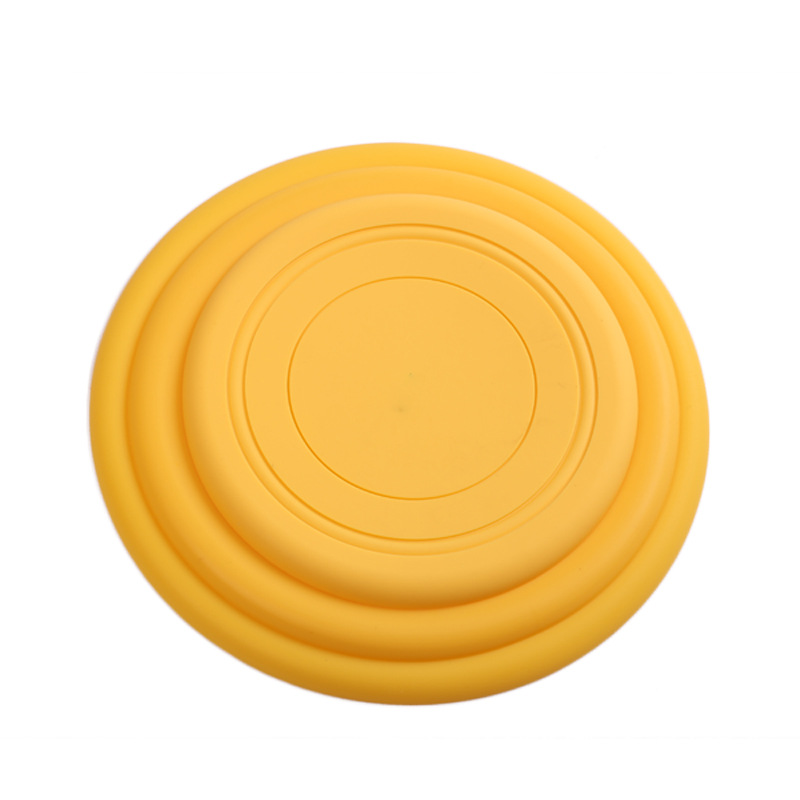 Colored silicone frisbee, children's soft flying disc, kindergarten primary school students' outdoor sports soft frisbee, 17cm, 20cm, 23cm Item Picture