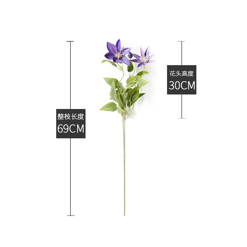 Origin Goods European-Style Simulation Bouquet Wholesale Trifork Lotus Home Decoration Fake Flowers Wedding Flowers Item Picture