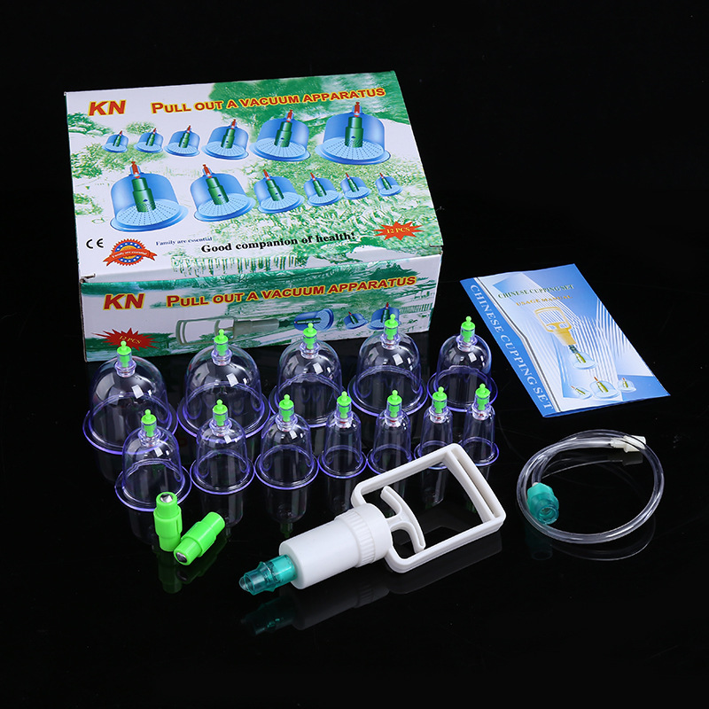 Wholesale KN12 English cupping cups, household vacuum cupping cups, foam cupping cups, cross-border Amazon details Picture
