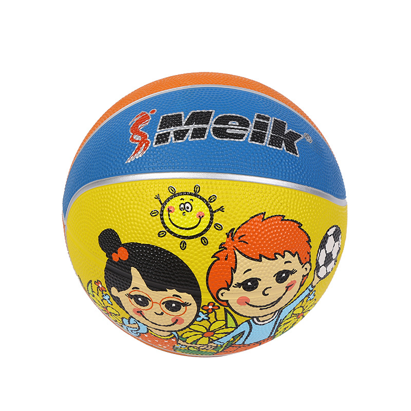 Rubber promotion basketball No. 3, children's basketball game basketball, student training sports goods manufacturer wholesale Item Picture