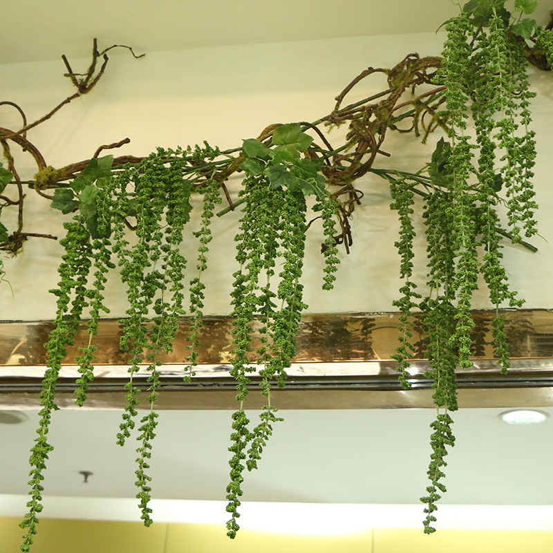 Simulation Necklace Bead Rattan Simulation Flower Fake Flower Vine Simulation Leaf Home Decoration Factory Direct Sales