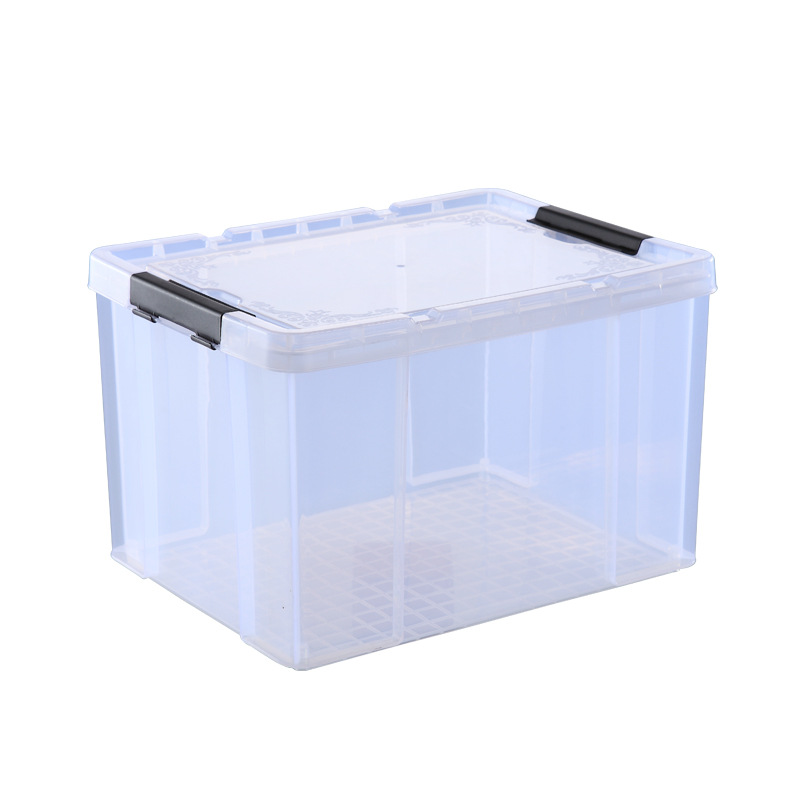 Manufacturers Wholesale Transparent Plastic Storage Box Clothing Debris Storage Box Plastic Storage Box Has A Lid Item Picture