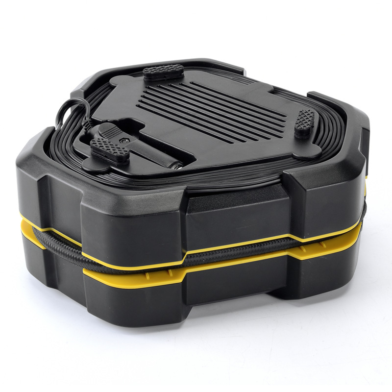 A 12V portable tire electric air pump with a light triangle digital display, automotive supplies, and a vehicle-mounted air pump Item Picture