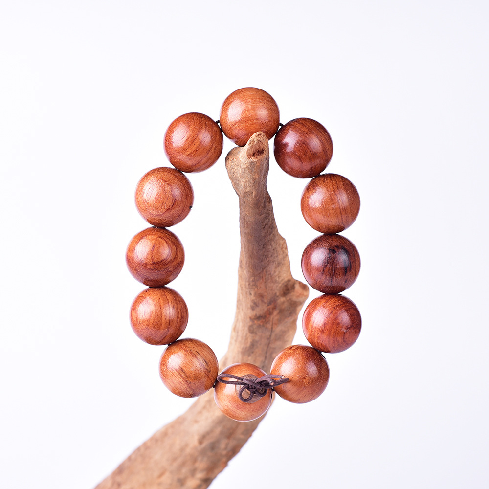 国潮挂件花梨木20MM佛珠精品手串汽车档位珠旅游工艺礼品厂家批发               产品图