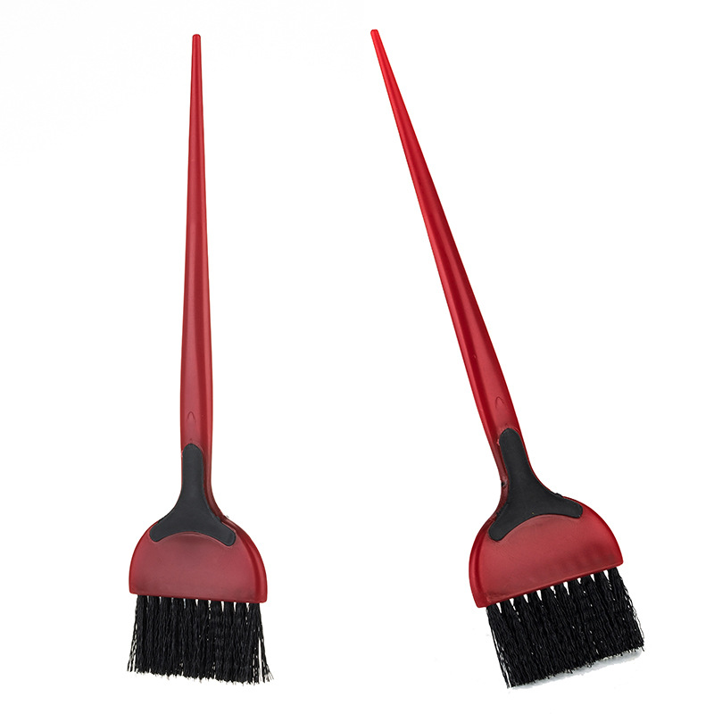 shanilak factory direct supply hair salon combs, oil drying brushes, hair dyeing combs, DIY hair dyeing and brushing dual-purpose plastic brushes, hairdressers details Picture