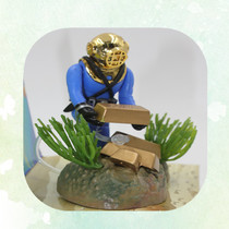 Fish tank landscaping resin crafts animal decoration Pneumatic products can be connected to oxygen pump diver