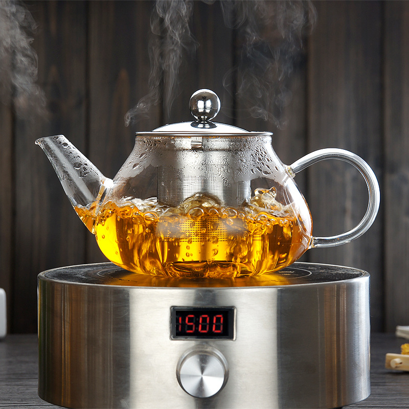 创意礼品耐热透明玻璃茶壶功夫茶具系列厂家特价专卖纯手工梨形壶