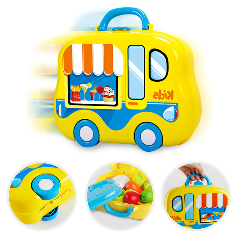 New Kitchen Play House toys, 25 types of kitchen play House portable suitcases Specification image