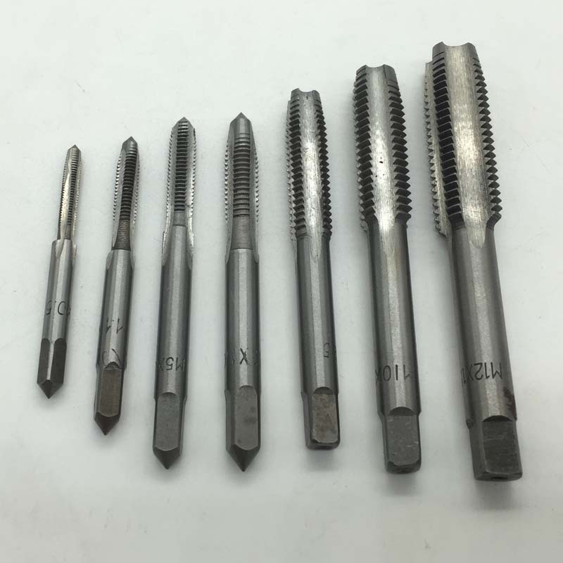 Factory direct sales of 8PC tap winch set, metric alloy steel 8-piece set, tap die set, tapping tools Item Picture