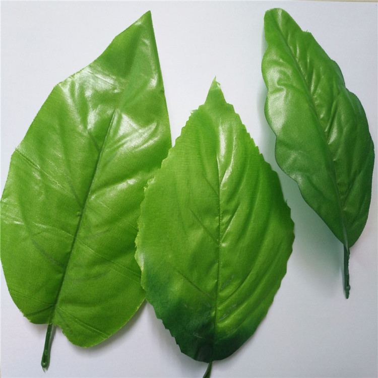 Silk silk stockings flower DIY handmade materials wholesale simulation flower leaves sunflower leaves sunflower leaves wholesale full figure