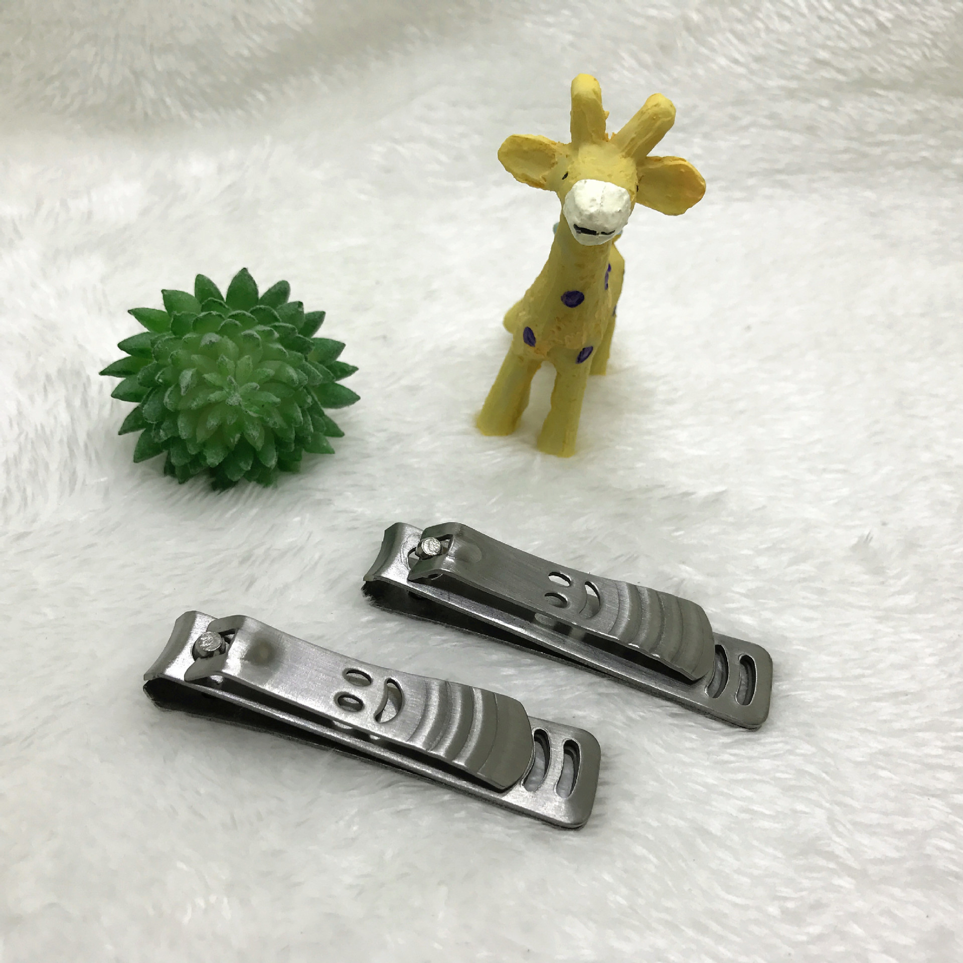 不锈钢小号笑脸指甲钳 修甲美甲美妆工具 可爱家用大小号指甲刀