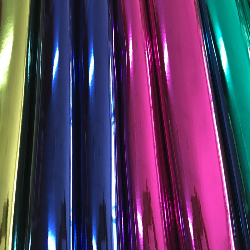 现货批发pu/PU金属镜面/皮革面料PU细节图