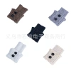 European and American knitted wool, Japanese and Korean boot covers, foot covers, leg guards, short, thick and coarse needle linen flower, two button sock covers for women details Picture