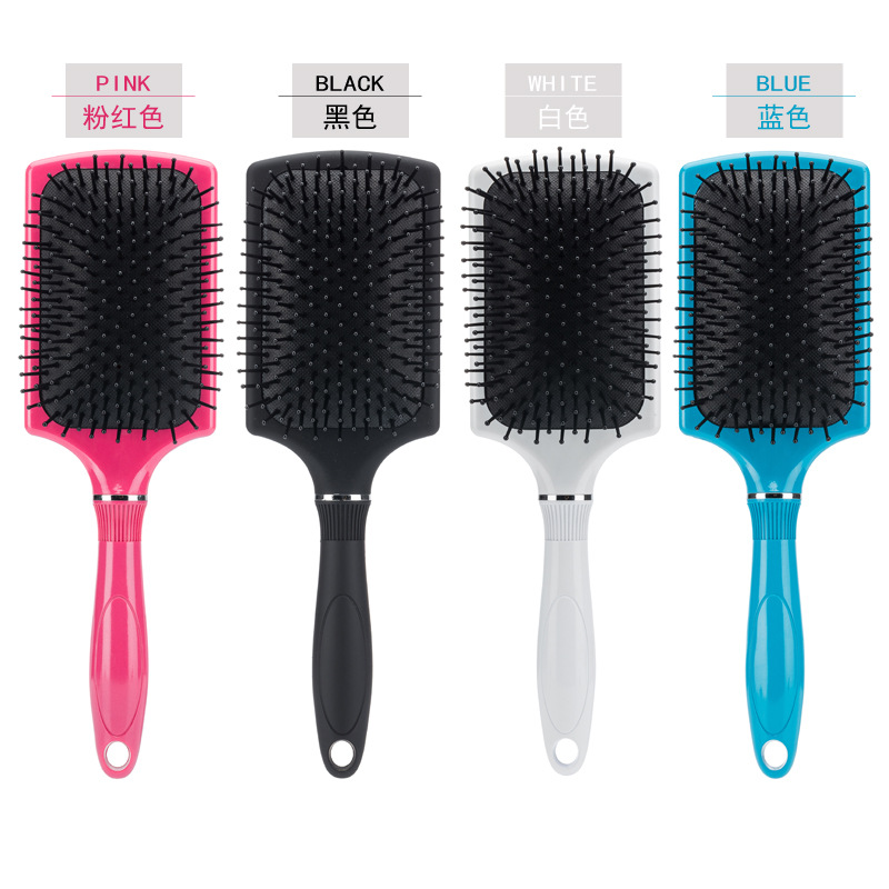 shanilak four-color large plate airbag comb hair massage comb handle with airbag holes balance air pressure comb professional hair care tool hair care comb
