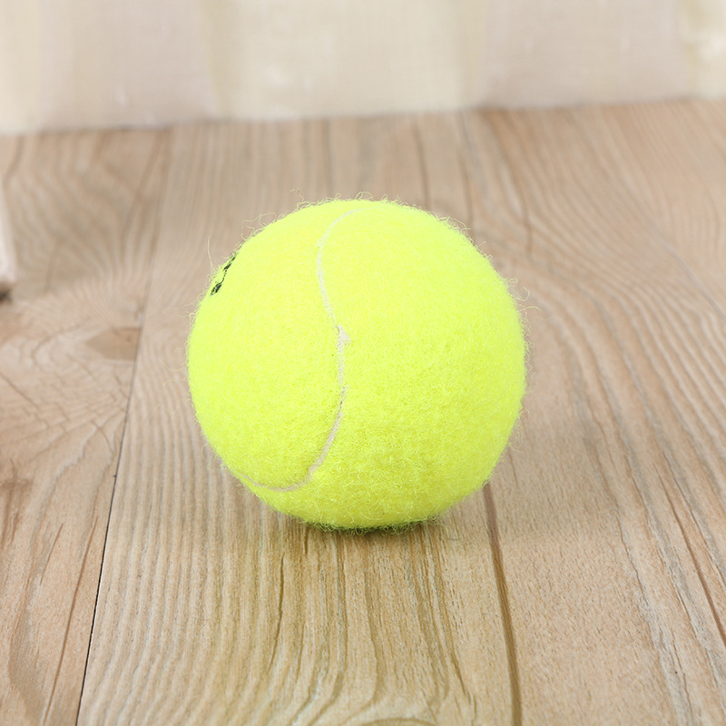 厂家直销 单色网球比赛训练弹力网球毛呢训练户外网球体育用品详情图3