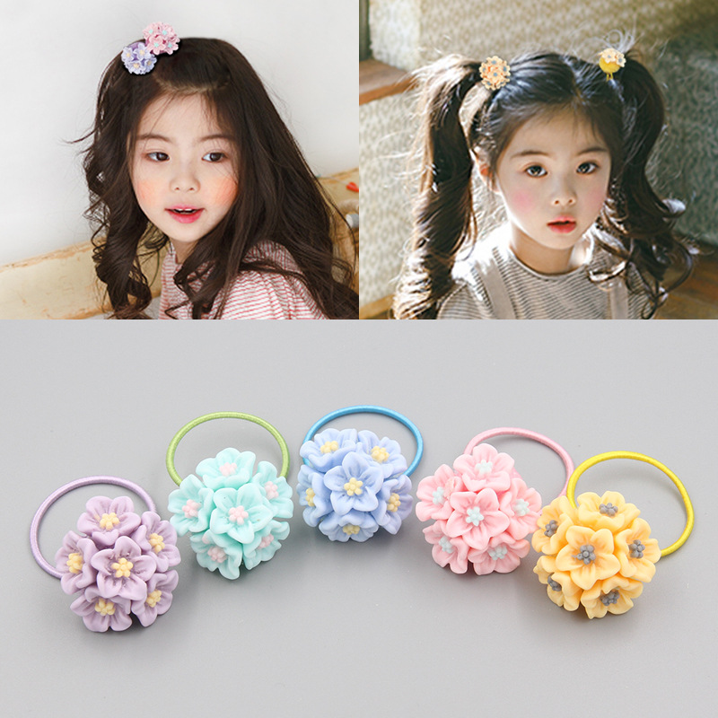 Children's Hair Band Cute Princess Flower Hair Tie Baby Girl Headflower Little Girl Hair Band Hair Tiara