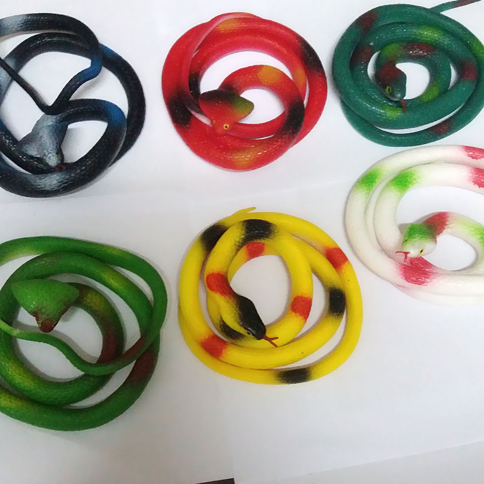 Factory Source Prank Snake Strange Simulation Soft Rubber Snake Rectification Toy Fake Snake Rubber Snake Simulation Toy details Picture