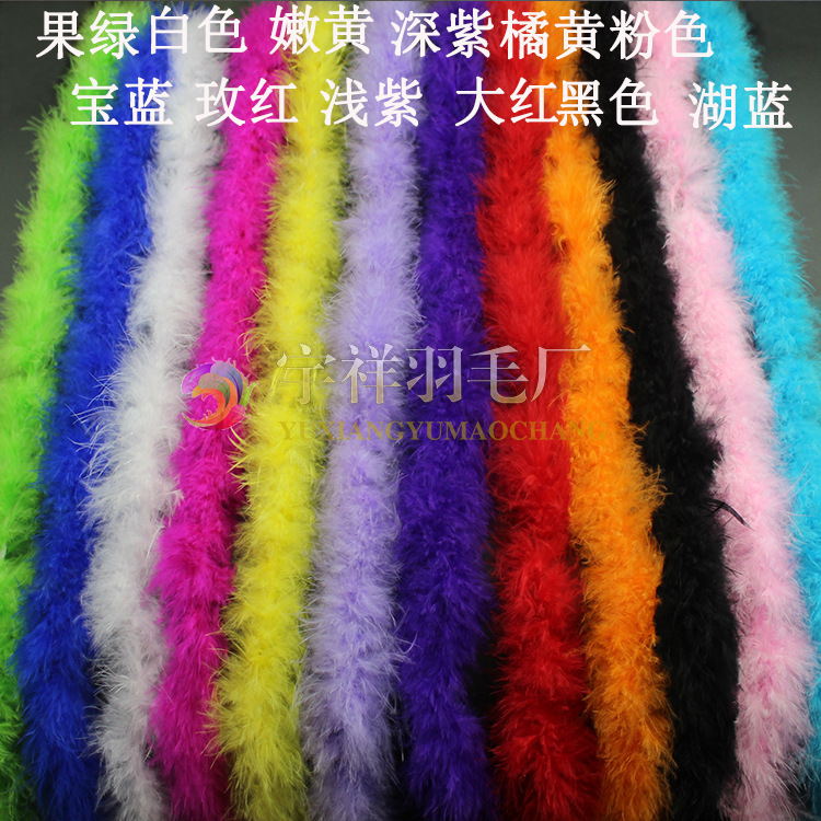 供应批发/羽毛绒条/2米火鸡小绒产品图