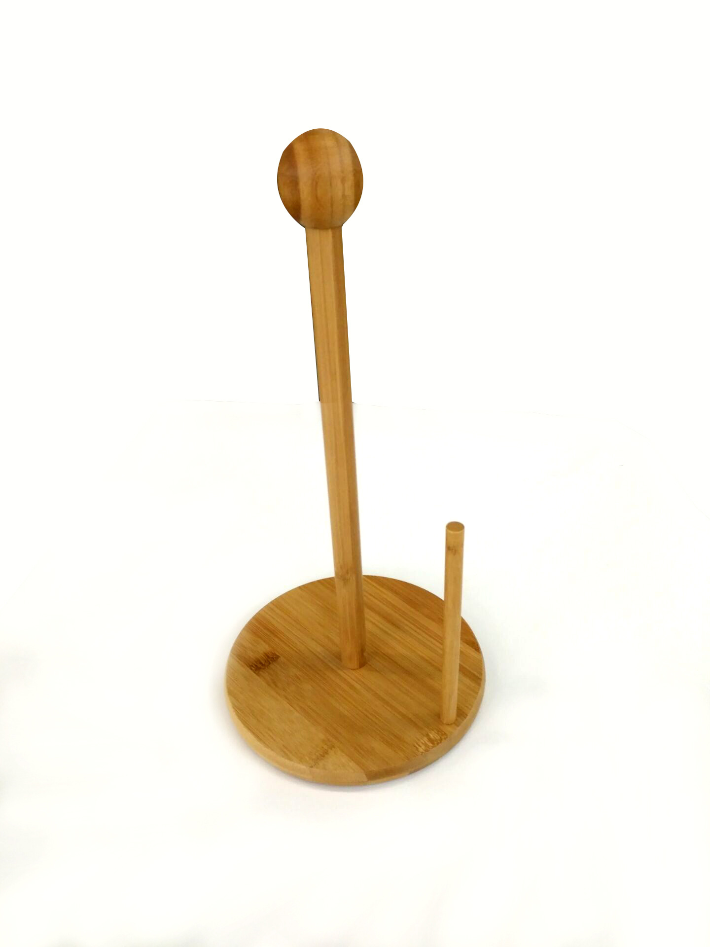 Heritage Bamboo Paper Towel Holder Roll Paper Towel Holder Lazy Rag Holder Kitchen Supplies No Need To Punch Holes details Picture