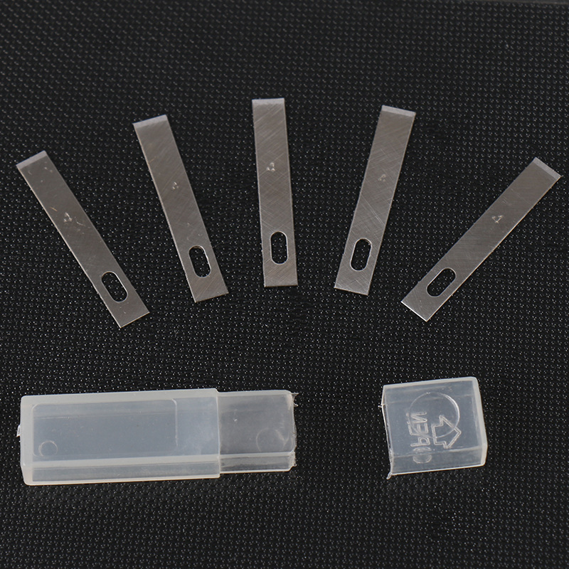 5片装/铝杆雕刻刀3号4号65号锰钢刀片12号/16号11号/尖刀刀片批发详情图1