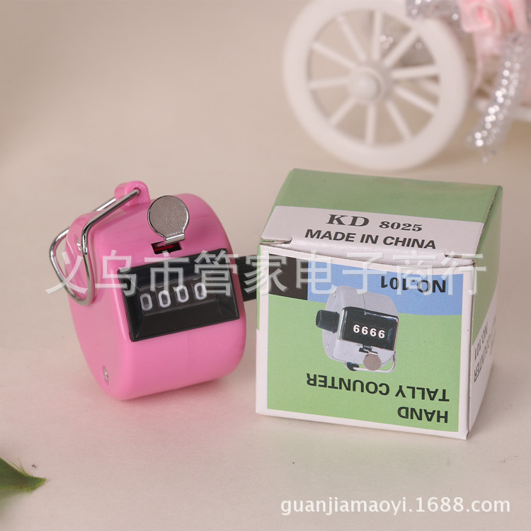 Manual counter cabin passenger flow counter, mechanical clamp counter, color press-type counter details Picture