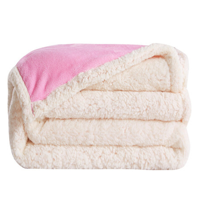 Special Winter Double Thickened Coral Fleece Lamb Fleece Multifunctional Composite Blanket Cotton Fleece Blanket