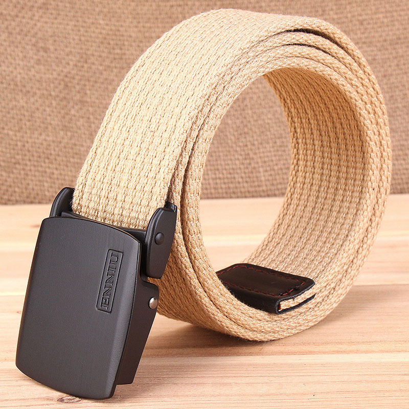 ENNIU thickened canvas belt, casual outdoor belt, men's Korean-style trendy belt manufacturer wholesale, customizable LOGO available Application Scenario
