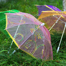 景区庙会热卖玩具批发 大号蕾丝伞工艺装饰蕾丝小伞过家家玩具