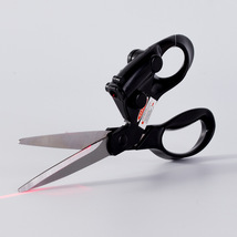 家居日用 激光剪刀  不会剪歪的剪刀创意新奇特激光 引导剪刀
