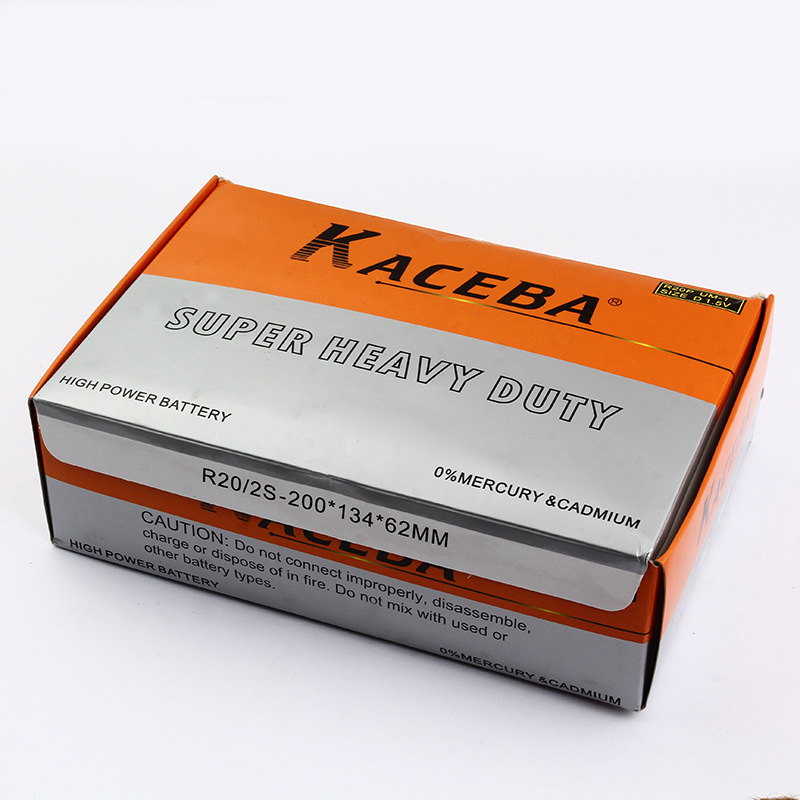 【KACEBA】2号电池 R14P碳性电池 无汞无镉高功率环保 C 电池详情图4