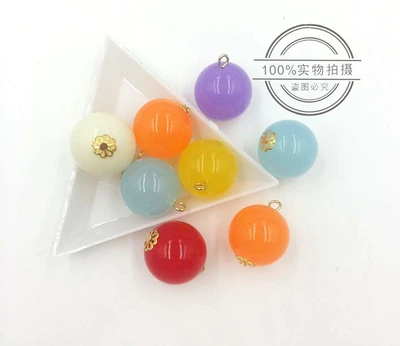 Transparent Acrylic Beads Jelly Acrylic Beads Beads Pendant Bead Accessories Acrylic Beads