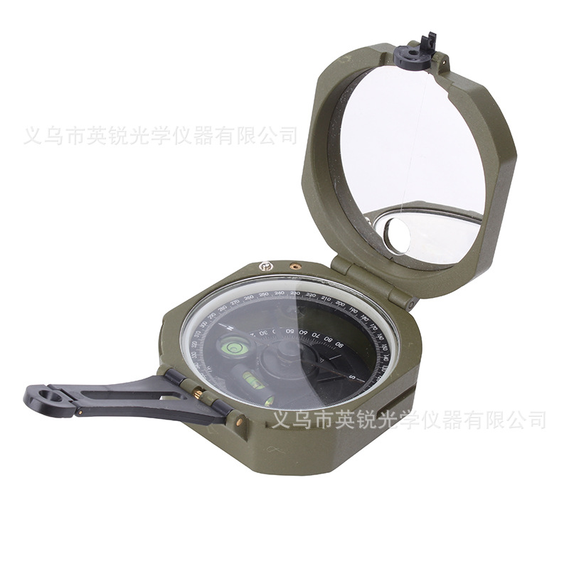 Metal geological compass, high-end outdoor compass M2 slope meter, multi-functional compass, military slope measurement Specification image