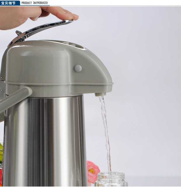 GiNT Jiate pneumatic thermos flask, household thermos flask, large-capacity thermos flask, glass inner liner, thermos flask Application Scenario