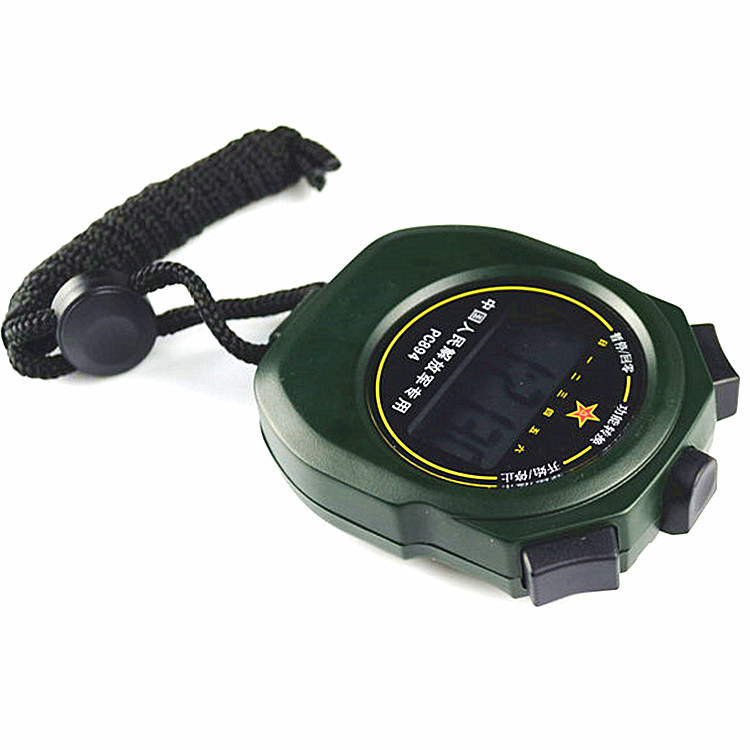 Genuine Tianfu stopwatch single-row 2-track PC894 sports timer running watch electronic stopwatch details Picture