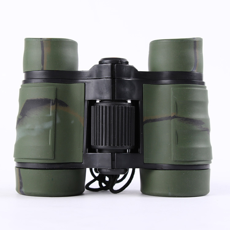 丛林色儿童望远镜 橡胶握把防滑 望远镜双筒 望远镜厂家批发直销