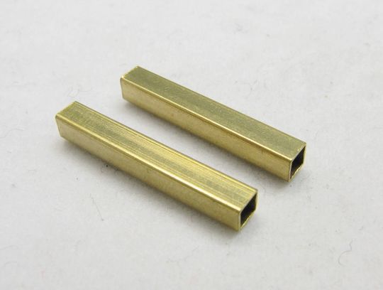 Patterned copper tubes, round tubes, straight tubes, square tubes, eco-friendly diy jewelry accessories, clothing accessories, various lengths available details Picture